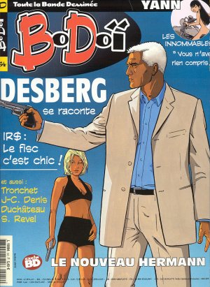 couverture, jaquette Bodoï 54  - Desberg se raconte (LZ Publications) Magazine