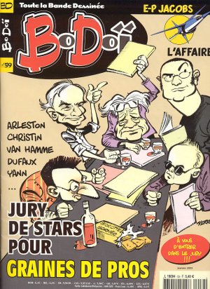 couverture, jaquette Bodoï 59  - Jury de stars pour graine de pros (LZ Publications) Magazine