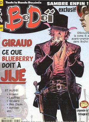 couverture, jaquette Bodoï 65  - Giraud - ce que Blueberry doit à Jijé (LZ Publications) Magazine