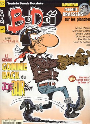 couverture, jaquette Bodoï 68  - Le grand gomme back du Joe bar team (LZ Publications) Magazine
