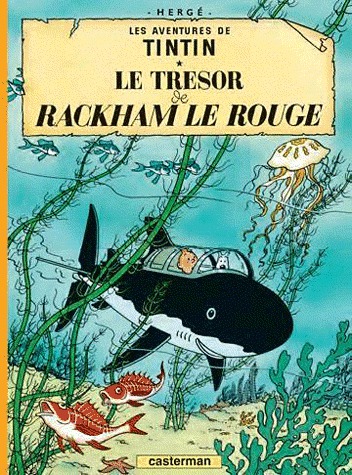 couverture, jaquette Tintin (Les aventures de) 12  - Le trésor de Rackham le RougeGrand format (casterman bd) BD