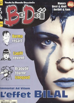 couverture, jaquette Bodoï 73  - Immortel ad vitam - l'effet Bilal (LZ Publications) Magazine