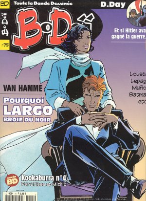 couverture, jaquette Bodoï 75  - Van Hamme - Pourquoi Largo broie du noir  (LZ Publications) Magazine