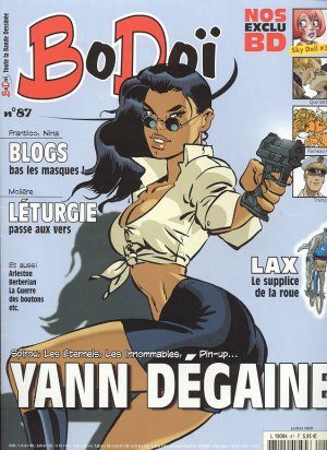 couverture, jaquette Bodoï 87  - Yann dégaine (LZ Publications) Magazine