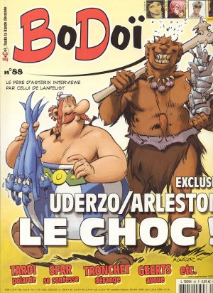 couverture, jaquette Bodoï 88  - Uderzo / Arleston : Le choc ! (LZ Publications) Magazine