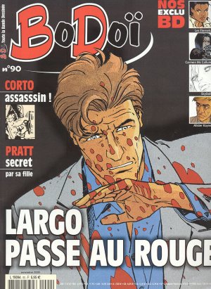 couverture, jaquette Bodoï 90  - Largo passe au rouge (LZ Publications) Magazine