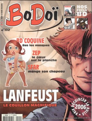 couverture, jaquette Bodoï 102  - Lanfeust - le couillon magnifique (LZ Publications) Magazine
