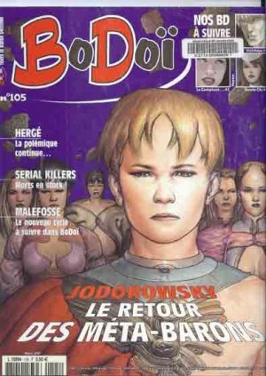 couverture, jaquette Bodoï 105  - Jodorowsky - le retour des méta-barons (LZ Publications) Magazine