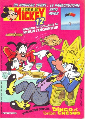 couverture, jaquette Le journal de Mickey 1659  - 1659 (Disney) Magazine