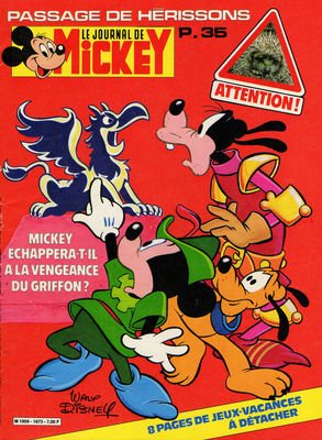 couverture, jaquette Le journal de Mickey 1673  - 1673 (Disney) Magazine