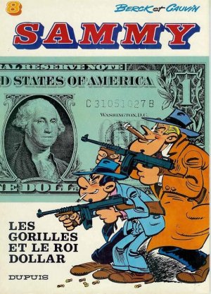 couverture, jaquette Sammy 8  - Les gorilles et le roi dollarSimple 1990 (dupuis) BD