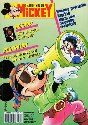 couverture, jaquette Le journal de Mickey 1884  - 1884 (Disney) Magazine