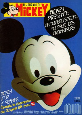 couverture, jaquette Le journal de Mickey 1895  - 1895 (Disney) Magazine