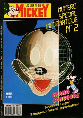couverture, jaquette Le journal de Mickey 1896  - 1896 (Disney) Magazine