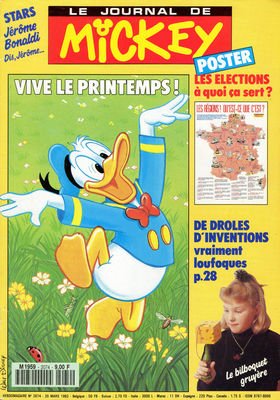 couverture, jaquette Le journal de Mickey 2074  - 2074 (Disney) Magazine