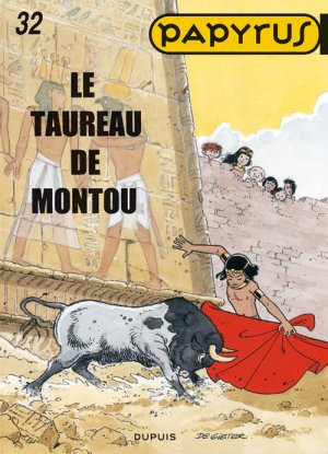 couverture, jaquette Papyrus 32  - Le taureau de Montou (dupuis) BD