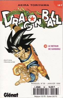 couverture, jaquette Dragon Ball 38 Kiosque v1 (Glénat Manga) Manga