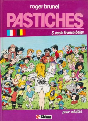 couverture, jaquette Pastiches 3  - Ecole Franco-Belge 2 (glénat bd) BD