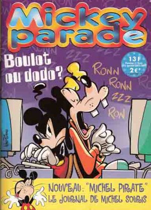 couverture, jaquette Mickey Parade 257  - Boulot ou dodo (Disney Hachette Presse) Périodique