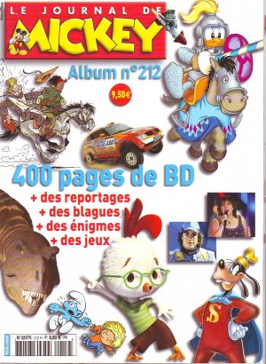 couverture, jaquette Le journal de Mickey 212  - 212Intégrale (Disney) Magazine