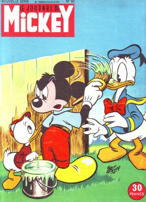 couverture, jaquette Le journal de Mickey 93  - 93 (Disney) Magazine