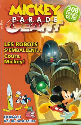 couverture, jaquette Mickey Parade 312  - Les robots s'emballent ... cours mickey (Disney Hachette Presse) Périodique
