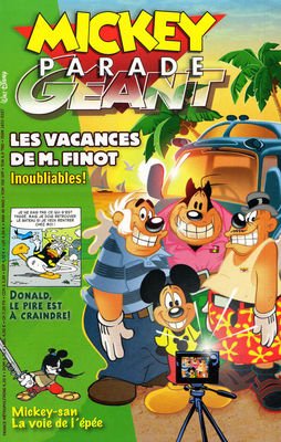 couverture, jaquette Mickey Parade 317  - Les vacances de M. Finot (Disney Hachette Presse) Périodique