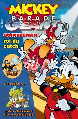 couverture, jaquette Mickey Parade 318  - Goinfremain roi du catch (Disney Hachette Presse) Périodique