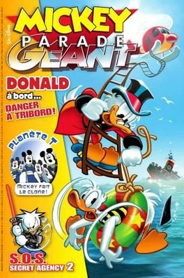 couverture, jaquette Mickey Parade 329  - Donald a bord danger à tribord (Disney Hachette Presse) Périodique