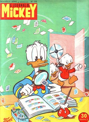 couverture, jaquette Le journal de Mickey 118  - 118 (Disney) Magazine