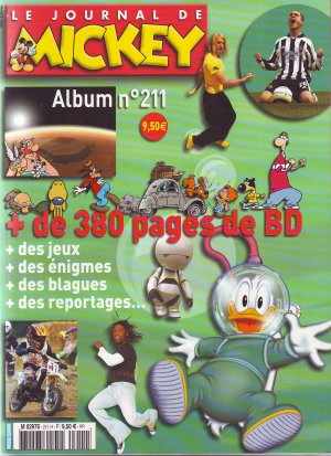 couverture, jaquette Le journal de Mickey 211  - 211Intégrale (Disney) Magazine