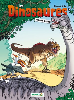 couverture, jaquette Les dinosaures en bande dessinée 3  - 3 (bamboo) BD