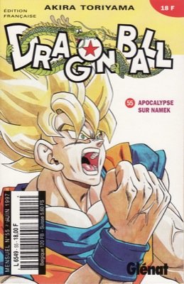 couverture, jaquette Dragon Ball 55 Kiosque v1 (Glénat Manga) Manga