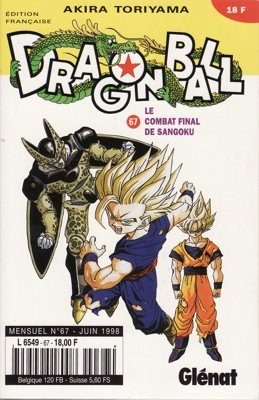 couverture, jaquette Dragon Ball 67 Kiosque v1 (Glénat Manga) Manga