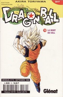 couverture, jaquette Dragon Ball 70 Kiosque v1 (Glénat Manga) Manga