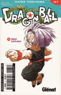 couverture, jaquette Dragon Ball 71 Kiosque v1 (Glénat Manga) Manga