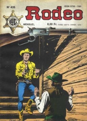 couverture, jaquette Rodéo 435  - Tex Willer : Le chariot de feu ! (3)/Un ranger du Texas (1)Simple (1967 - 1989) (Lug) Périodique