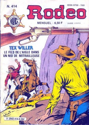 couverture, jaquette Rodéo 414  - Tex Willer : La bande à Durbin (2)Simple (1967 - 1989) (Lug) Périodique