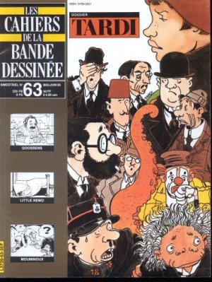 couverture, jaquette Schtroumpf Les cahiers de la bande dessinée 63  - Tardi (glénat bd) Magazine