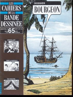 couverture, jaquette Schtroumpf Les cahiers de la bande dessinée 65  - Bourgeon (glénat bd) Magazine