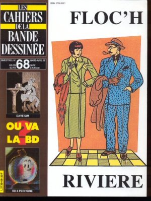 couverture, jaquette Schtroumpf Les cahiers de la bande dessinée 68  - Floc'h,  Rivière (glénat bd) Magazine