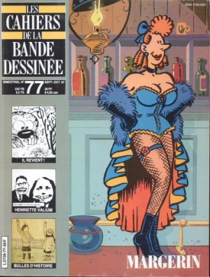 couverture, jaquette Schtroumpf Les cahiers de la bande dessinée 77  - Margerin (glénat bd) Magazine