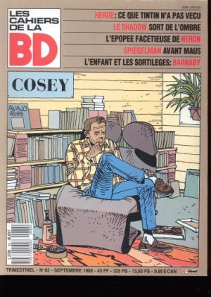 couverture, jaquette Schtroumpf Les cahiers de la bande dessinée 82  - Cosey (glénat bd) Magazine