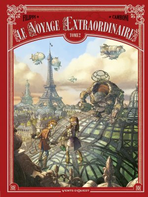 couverture, jaquette Le voyage extraordinaire 2  - Cycle 1 - Le Trophée Jules Verne 2/3 (vents d'ouest bd) BD