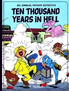 couverture, jaquette Gil Jourdan 2  - Ten thousand years in hell (Fantagraphics Books) BD