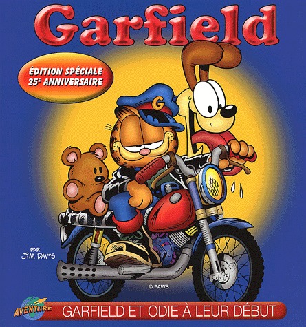 Garfield et Odie à leur début édition Simple