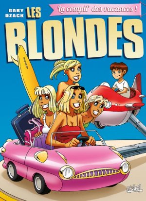 couverture, jaquette Les blondes 6  - La compil' des vacanceshors série (soleil bd) BD