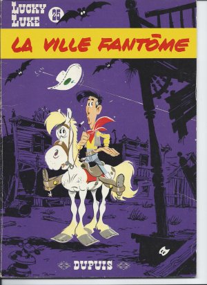 couverture, jaquette Lucky Luke 25  - La ville fantômeRéédition 1968 (dupuis) BD