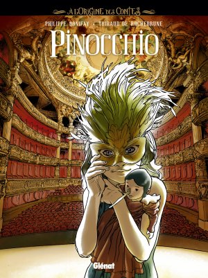 couverture, jaquette A l'origine des contes 3  - Pinocchio (glénat bd) BD