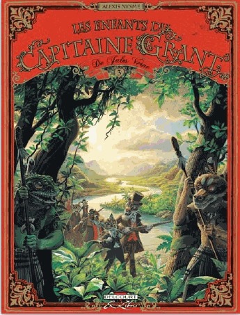 couverture, jaquette Les enfants du capitaine Grant, de Jules Verne 3  (delcourt bd) BD